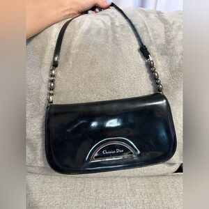 Christian Dior Patent Leather Malice Shoulder Bag